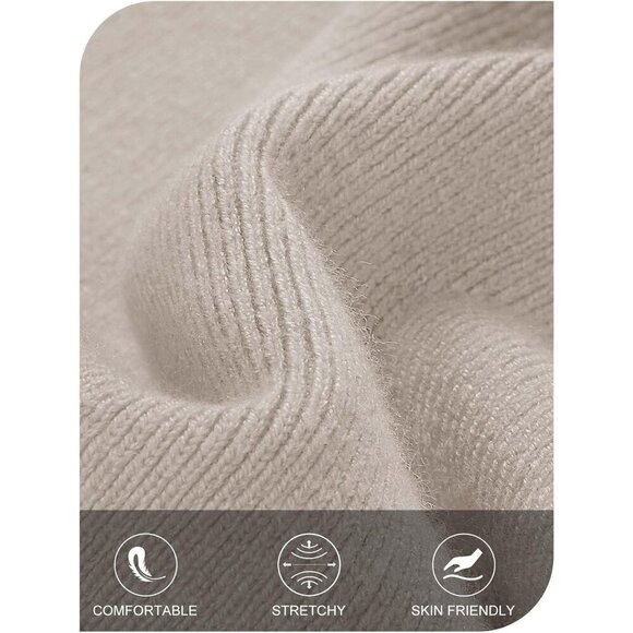 Merokeety Women's Gray Off Shoulder Long Sleeve Elegant Bodycon Midi Dress - Picture 5 of 9